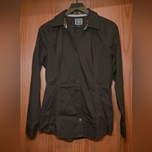 Black business blouse